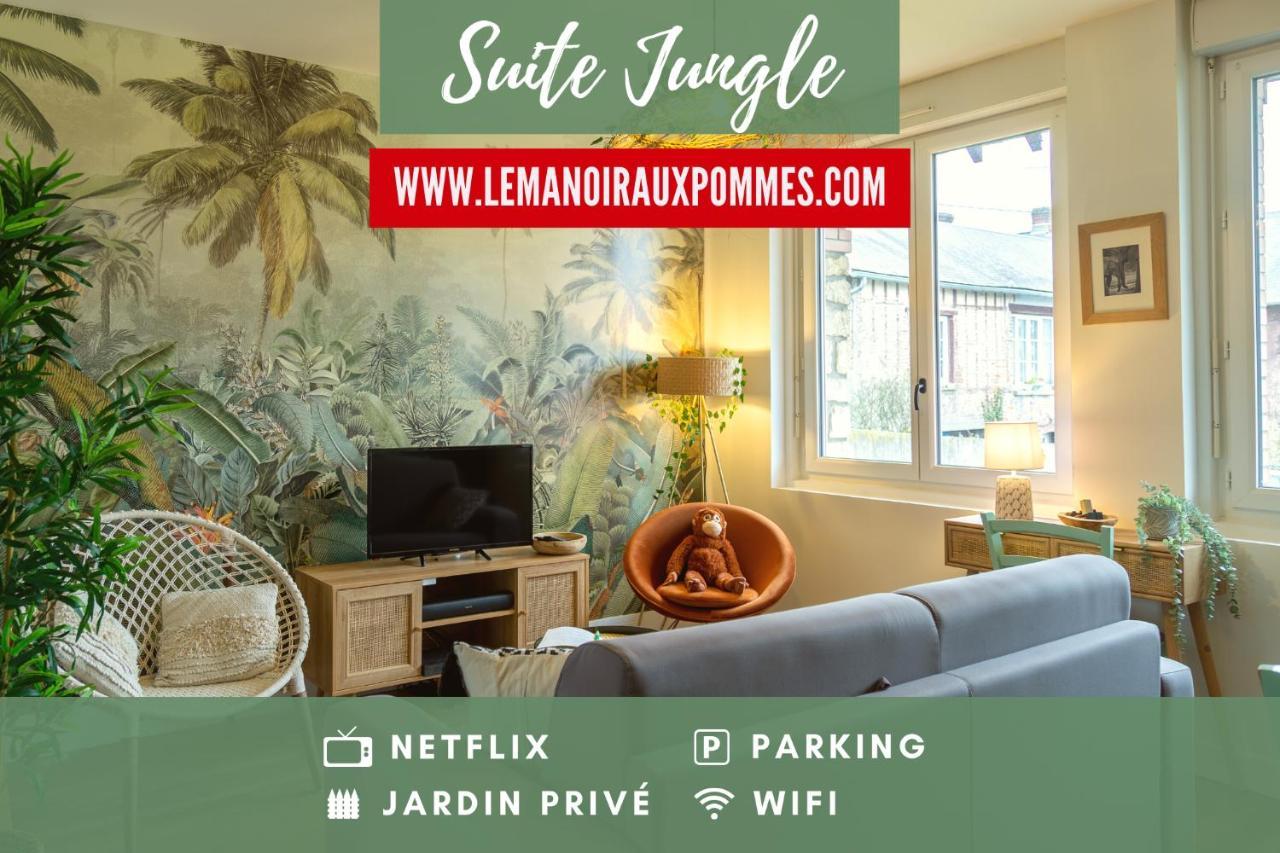 Suite Jungle - Jardin, Netflix Et Parking - Le Manoir Aux Pommes Orbec Luaran gambar