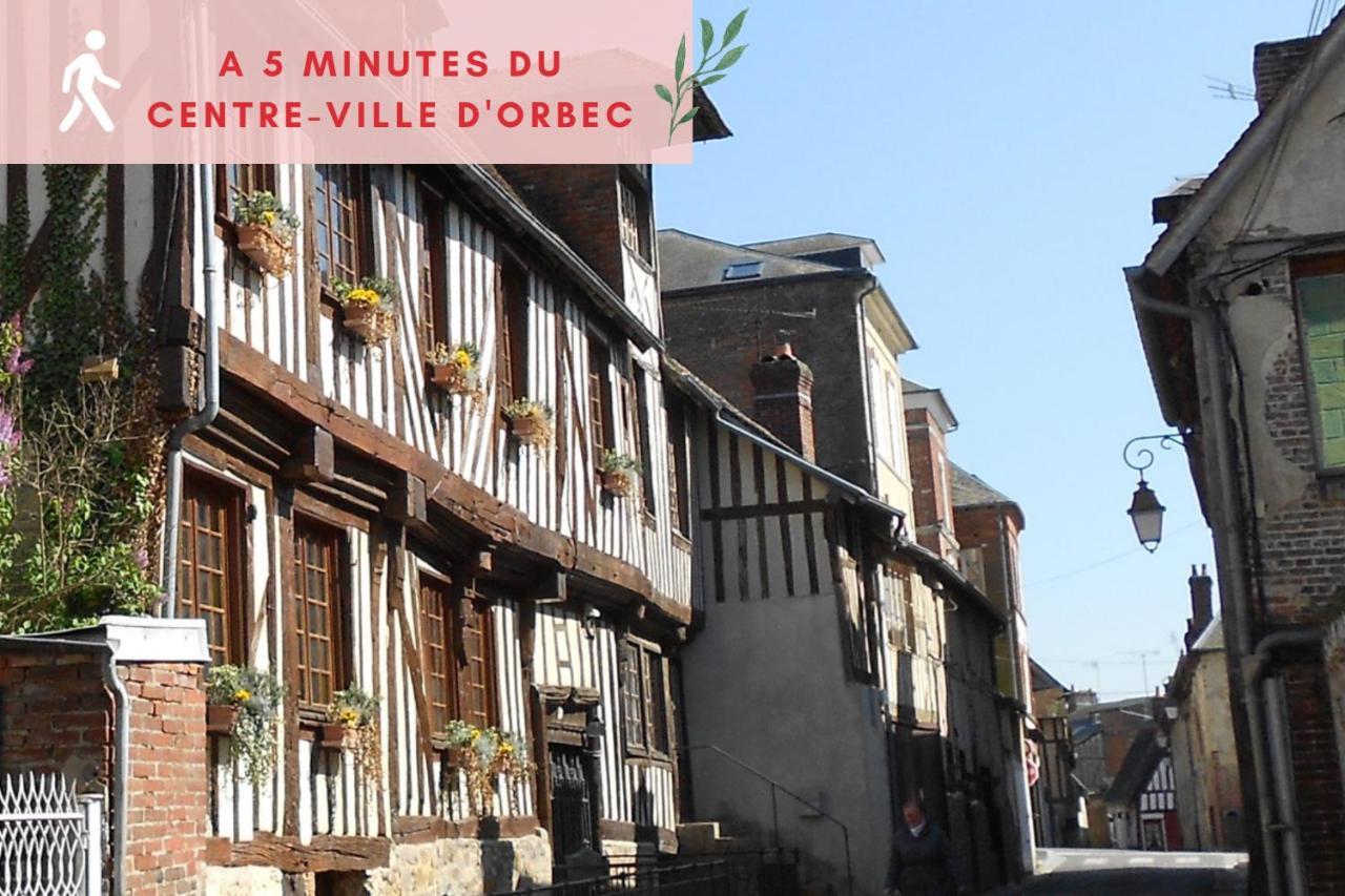 Suite Jungle - Jardin, Netflix Et Parking - Le Manoir Aux Pommes Orbec Luaran gambar